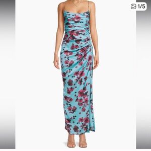 Hutch Floral Ruched Gown